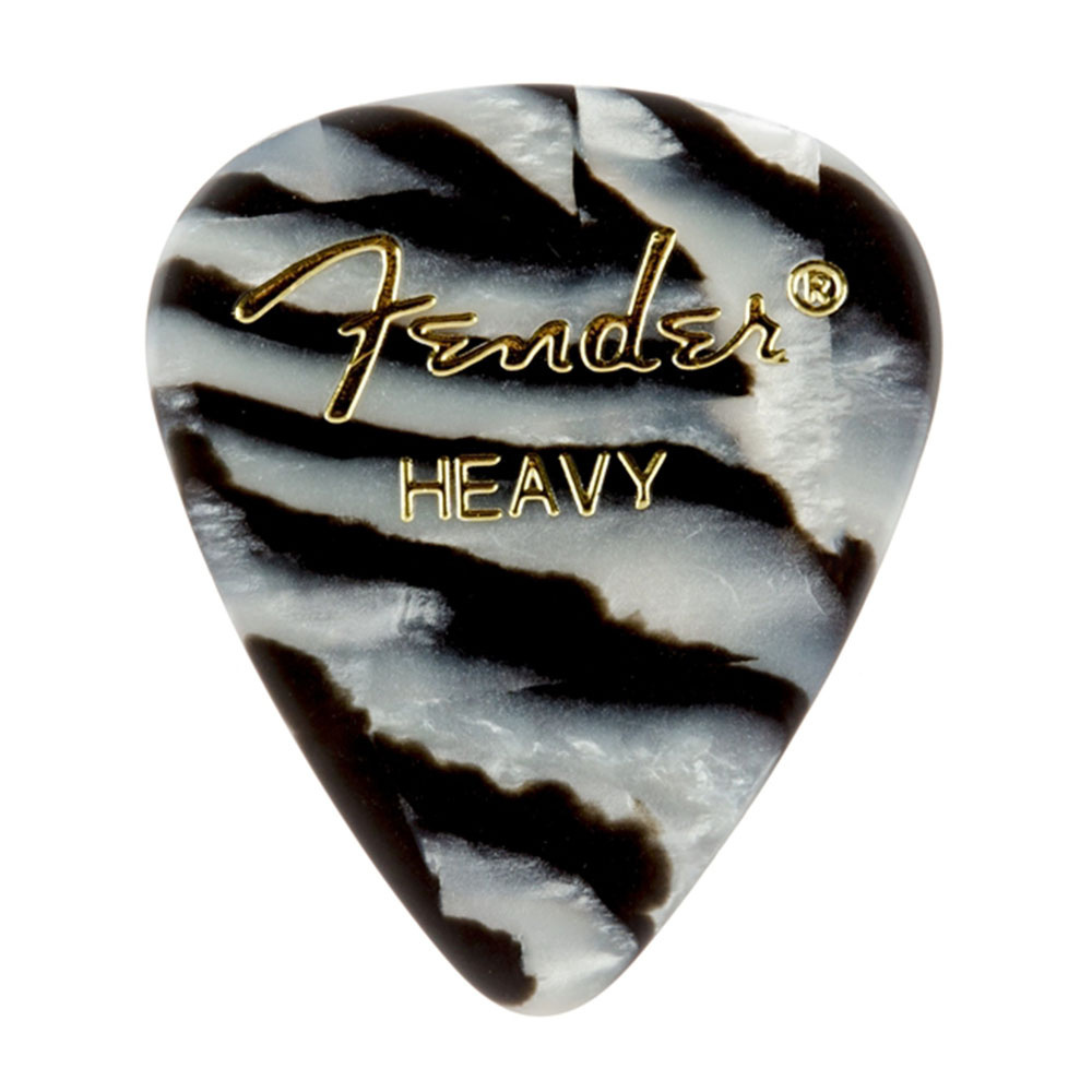 Fender 351 Shape Premium Pena Heavy Zebra 12 Count Pena
