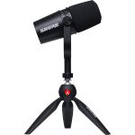 Shure MV7-K-BNDL XLR/USB Podcast Mikrofonu ve Stand Paketi