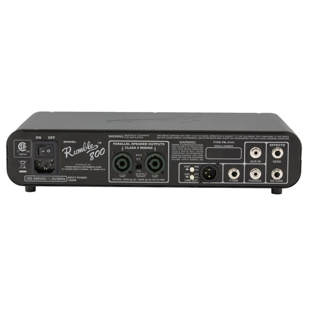 RUMBLE 800 HD 230V EU Bas Kafa Amfi