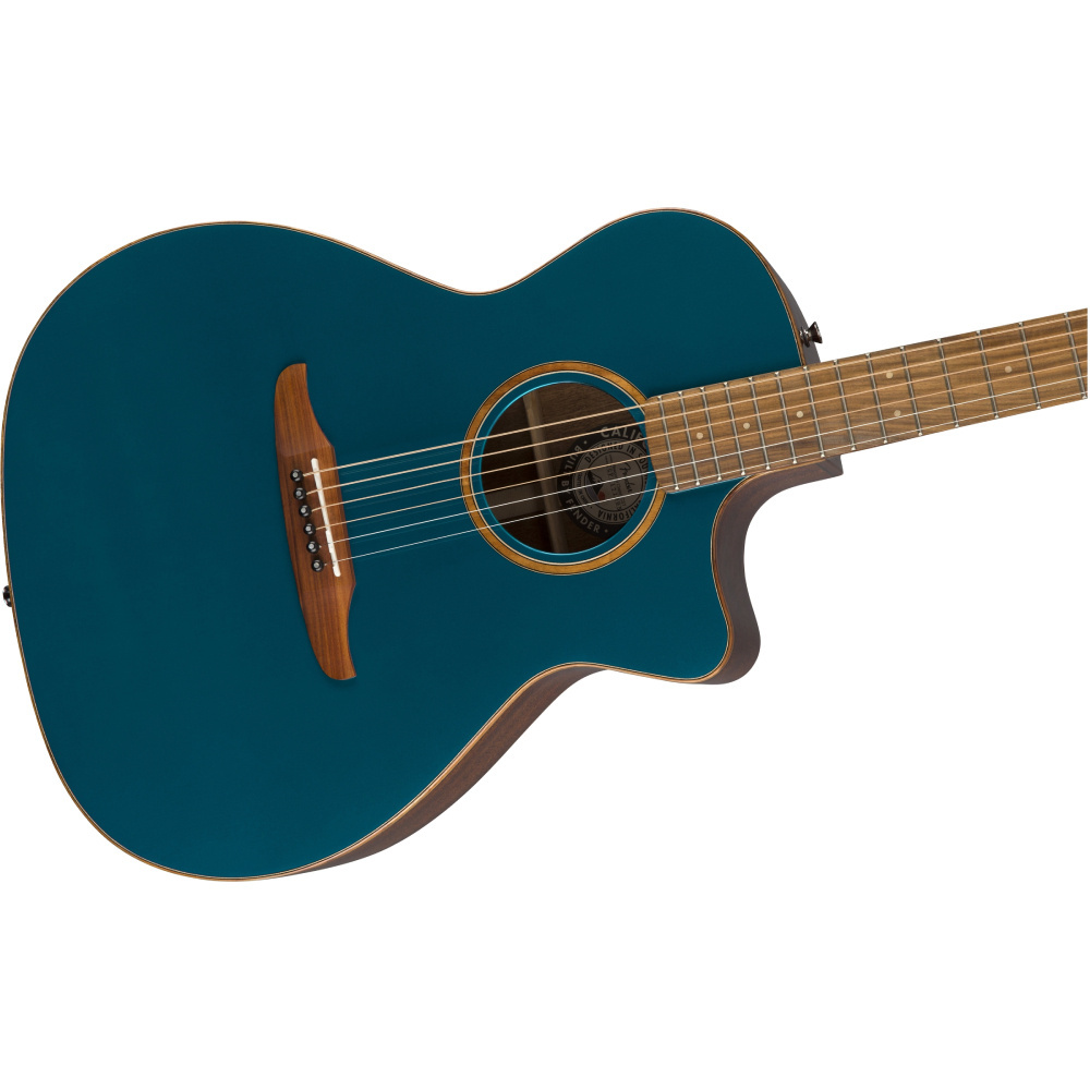 Fender Newporter Classic Pau Ferro Klavye Cosmic Turquoise w/Bag Elektro Akustik Gitar