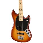 Fender Player Mustang Bass PJ Akçaağaç Klavye Sienna Sunburst Bas Gitar