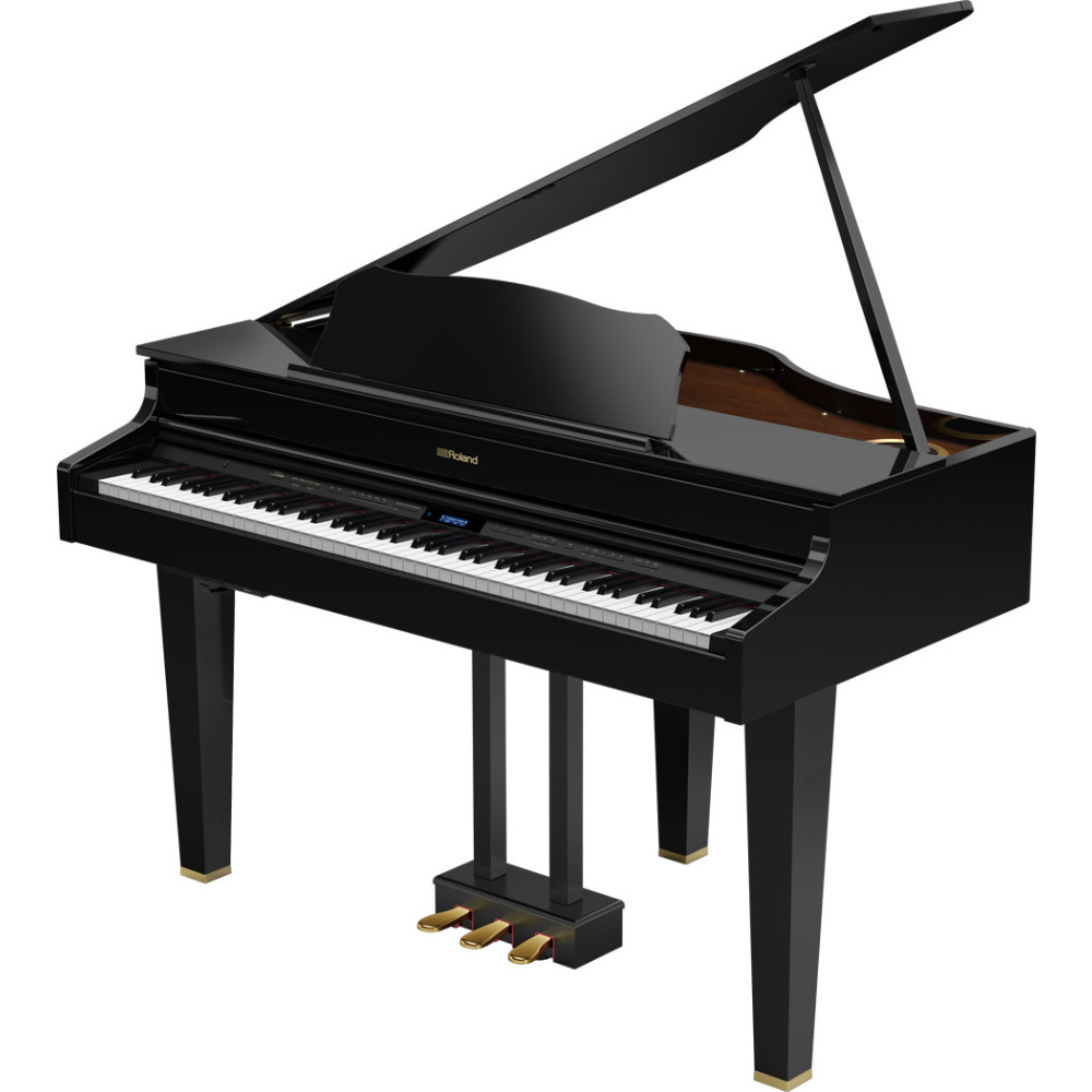 ROLAND GP607-PE Parlak Siyah Mini Kuyruklu Dijital Piyano