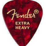 Fender 351 Shape Premium Picks Extra Heavy Kırmızı (12'li Paket) Pena