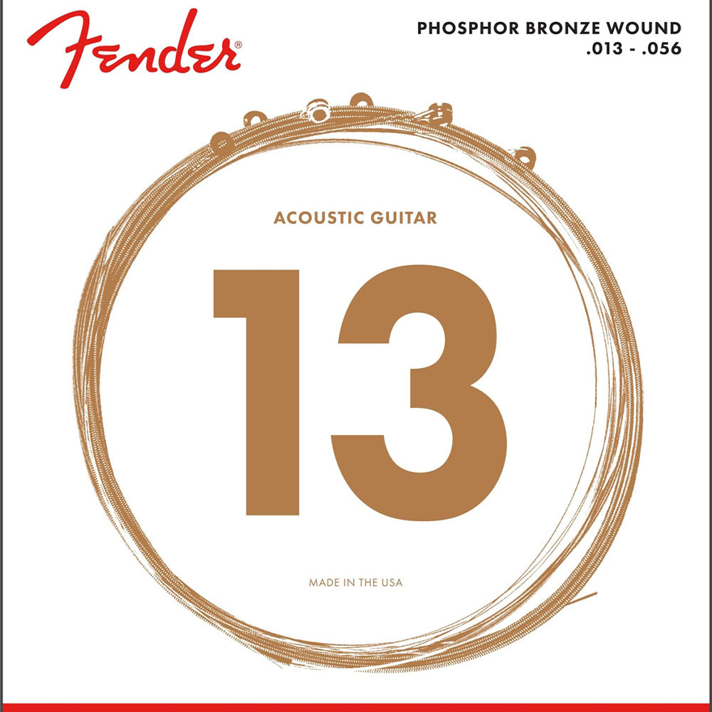 Fender Phosphor Bronze Acoustic Guitar Strings Ball End 60M .013-.056 Gauges String Sets – Akustik Gitar Teli