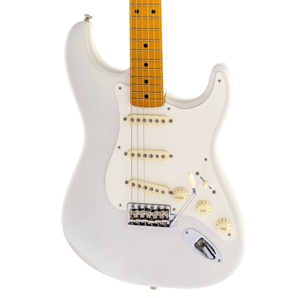 Fender Eric Johnson Stratocaster Akçaağaç Klavye White Blonde Elektro Gitar