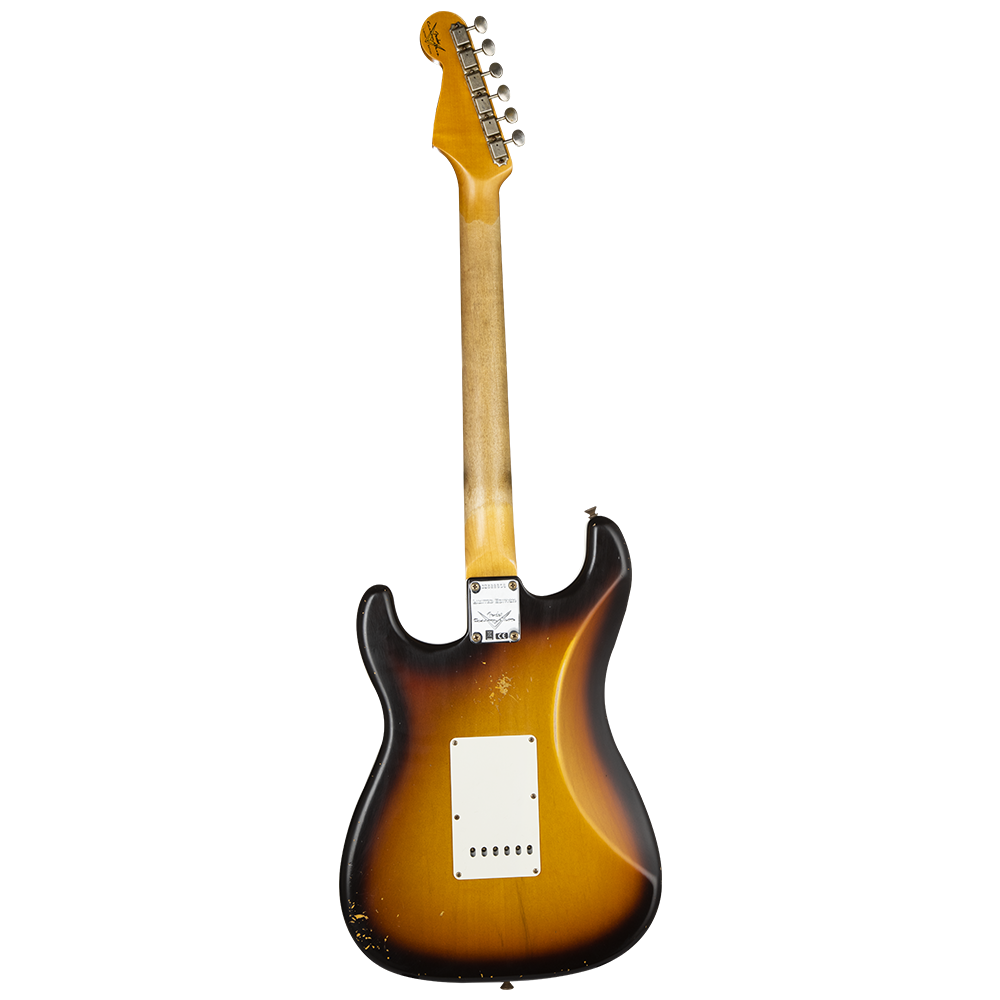 Fender Custom Shop CPE21 Limited Edition 59 Stratocaster Relic Gülağacı Klavye Super Faded Elektro Gitar Elektro Gitar