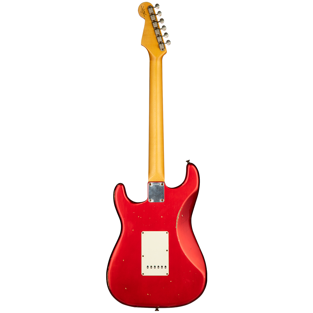 Fender Custom Shop 1965 Strat Relic Candy Apple Red Elektro Gitar