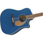 Fender Redondo Player Ceviz Klavye Belmont Blue Elektro Akustik Gitar