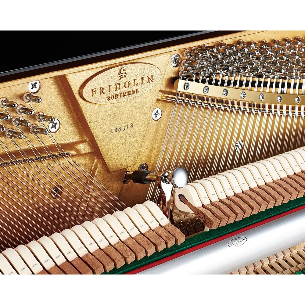 SCHIMMEL FRIDOLIN F 123 Tradition Parlak Beyaz 123 CM Duvar Piyanosu