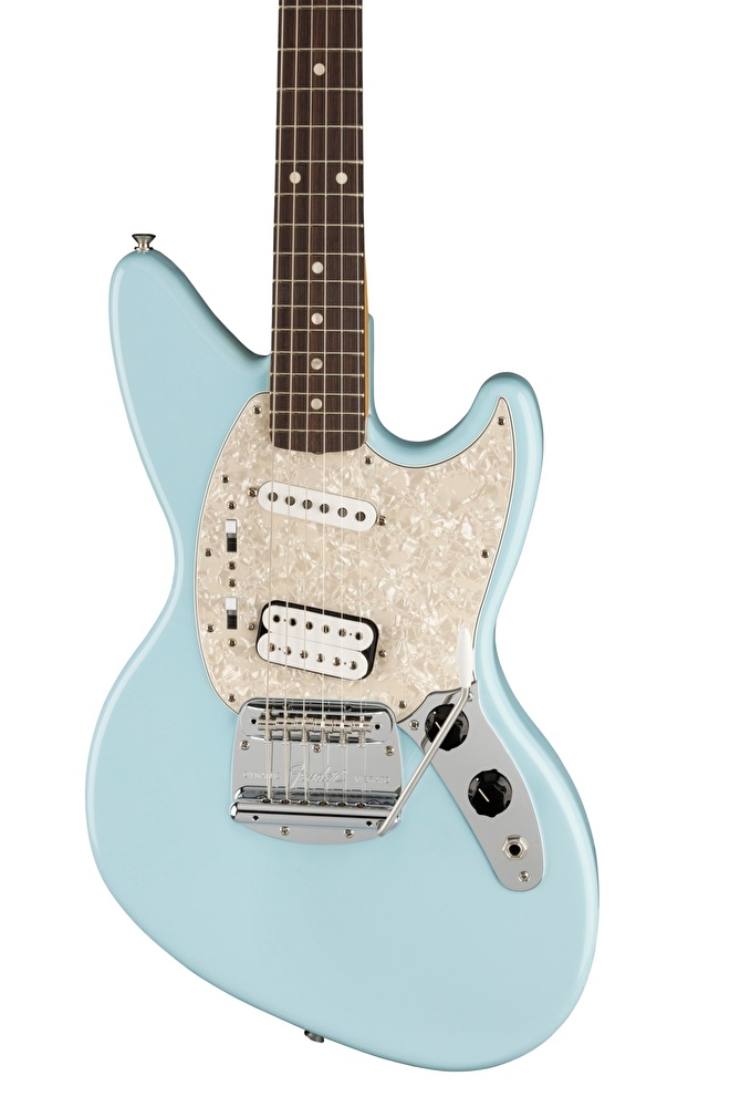 Fender LTD Kurt Cobain Jagstang Gülağacı Klavye Daphne Blue Elektro Gitar