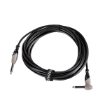 Kozmos KCL-156-6M Siyah/Gri 6mt Açılı Enstrüman Kablosu