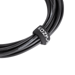 Kozmos KCL-156-6M Siyah/Gri 6mt Açılı Enstrüman Kablosu