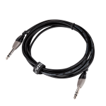 Kozmos KCL-157-3M Siyah/Gri 3mt Stereo Enstrüman Kablosu