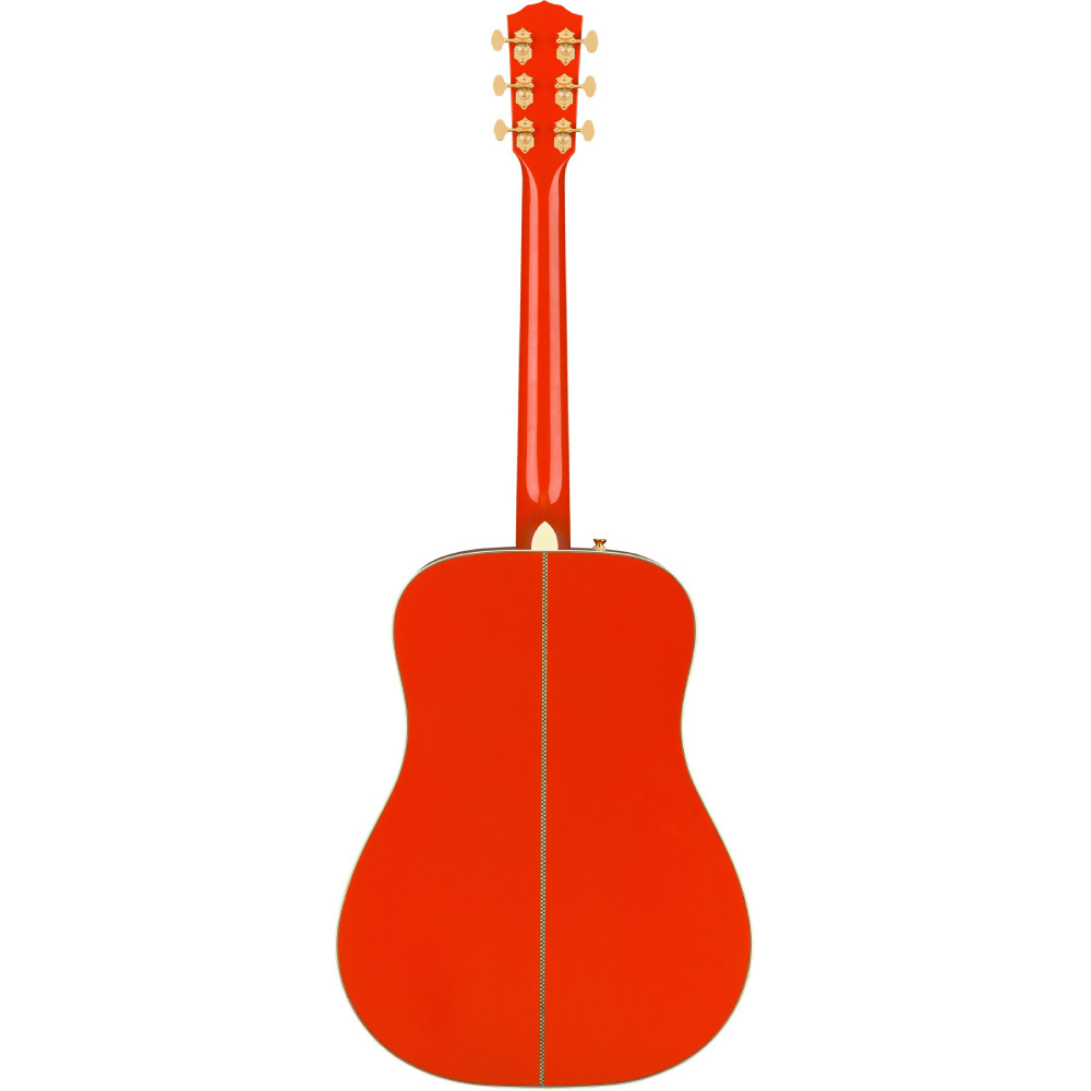 Fender Limited Edition PM-1E Fiesta Red Akustik Gitar