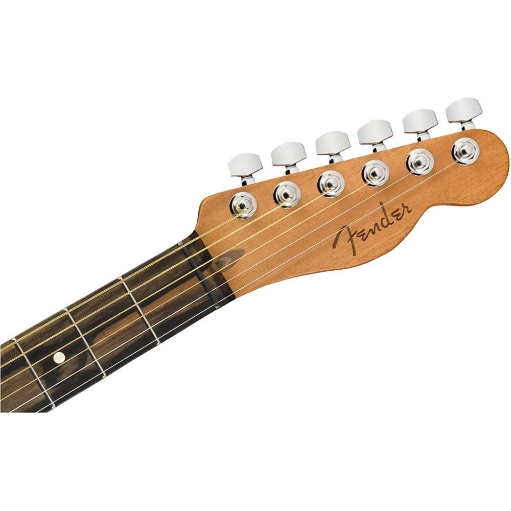 Fender American Acoustasonic Telecaster Abanoz Klavye Black Elektro Akustik Gitar