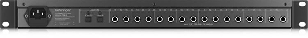 BEHRINGER POWERPLAY P16-I – Analog ve ADAT Optik Girişli 16-Kanal 19″ Modül