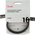 Fender Professional L Uç 30cm Siyah Enstrüman Kablo