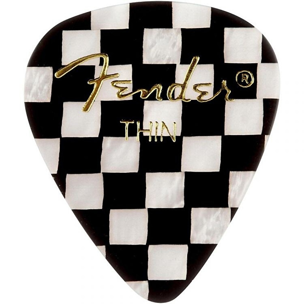 Fender 351 Shape Premium Pena Thin Checker 12 Count Pena