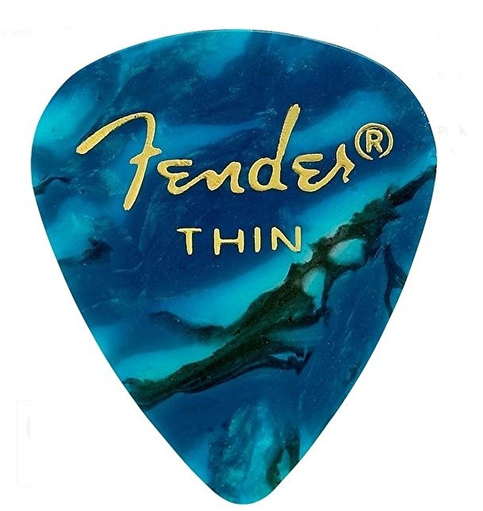 Fender 351 Shape Premium Picks Heavy 1 Gross Ocean Turqoise Picks Pena