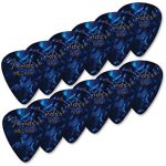 Fender 351 Shape Premium Picks Medium 12 Pack Blue Moto Picks Pena