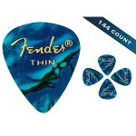 Fender 351 Shape Premium Picks Thin 1 Gross Ocean Turqoise Picks Pena