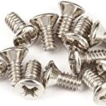 Fender Slide Switch Screws Jag/JM (12) Chrome 12'Li Set Yedek Parça