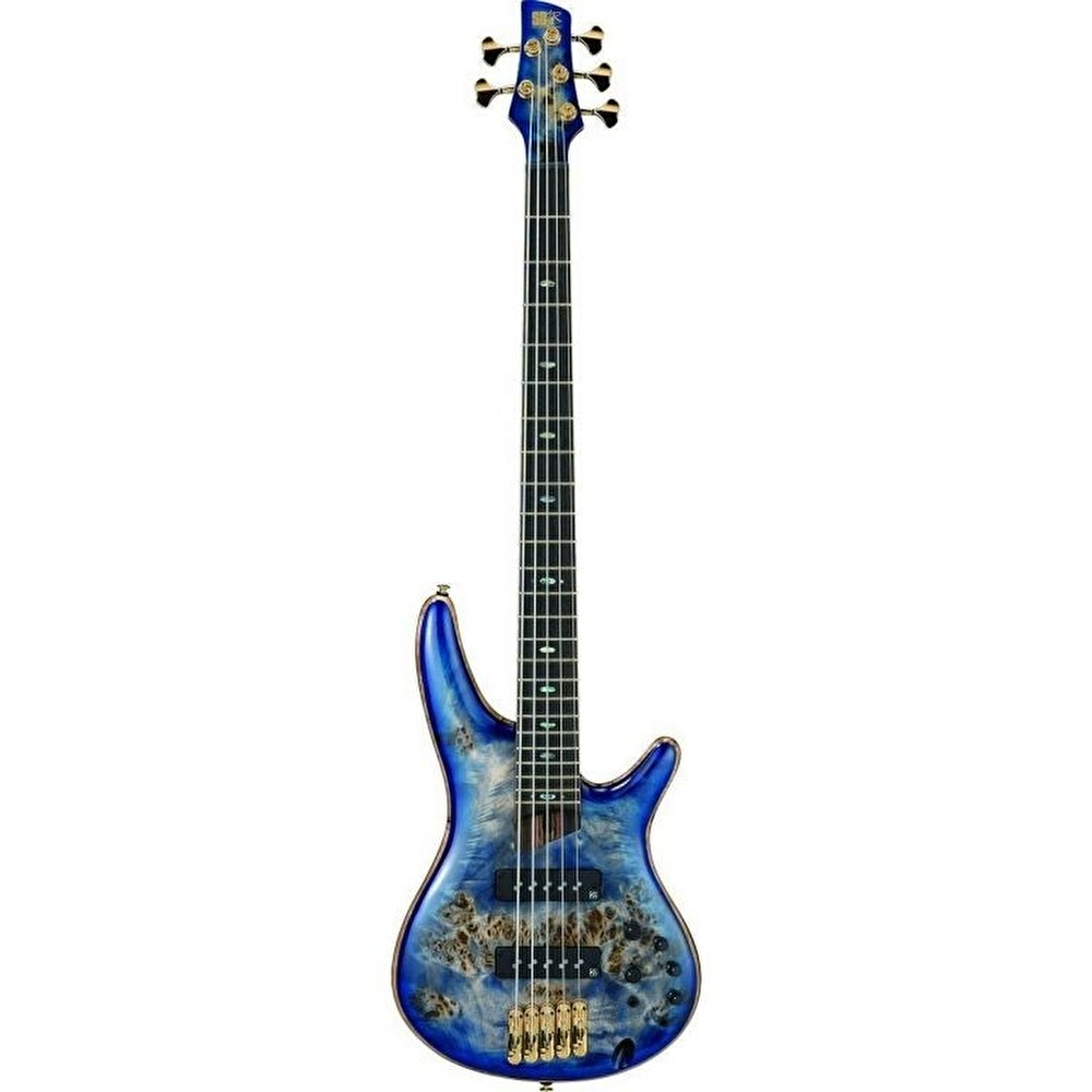 IBANEZ SR2605-CBB SR Premium Cerulean Blue Burst 5 Telli Elektro Bas Gitar (Case Dahil)