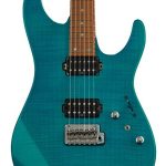 Ibanez MM1-TAB Martin Miller Transparent Aqua Burst Elektro Gitar Case Dahil
