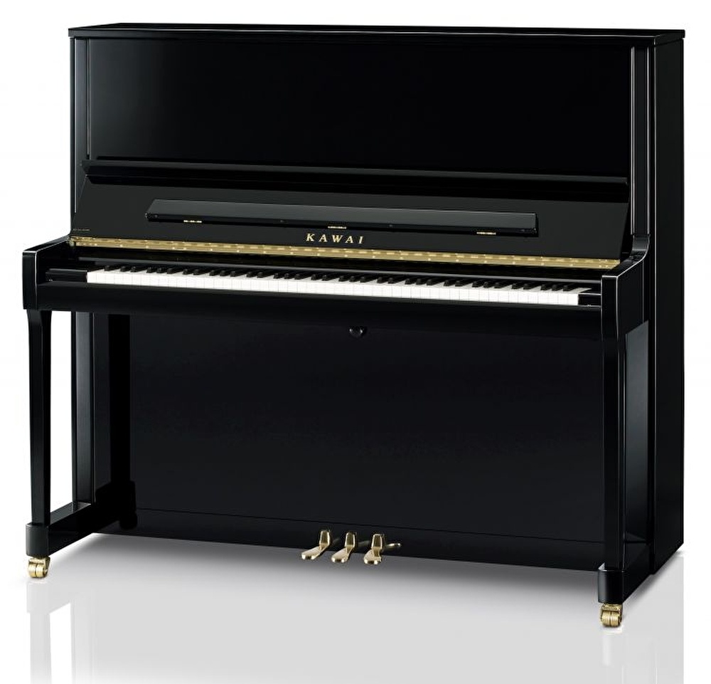 KAWAI K-600 M/PEP Parlak Siyah 134 CM Duvar Piyanosu