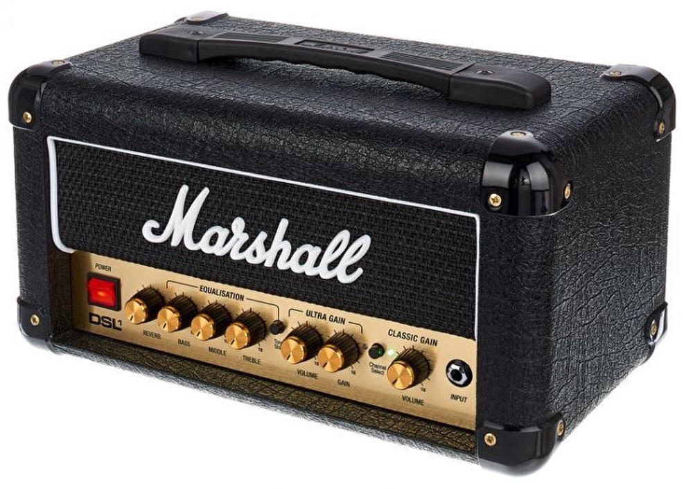 MARSHALL DSL1HR 1W 2 Kanallı Lambalı Kafa Elektro Gitar Amfisi