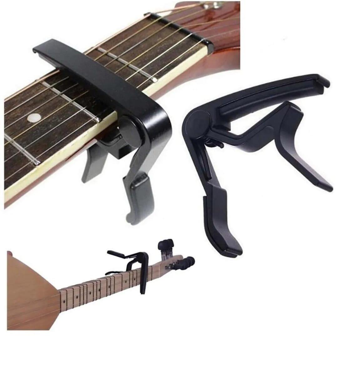 Erga Müzik Gitar Ve Bağlama Için Metal Kapo (GS)
