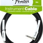 Fender 10' Performance Series Instrument Cable Angled Black Enstrüman Kablosu