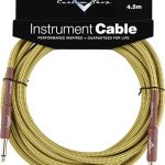 Fender 15' Custom Shop Performance Series Cable Tweed Enstrüman Kablosu