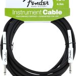 Fender 15' Performance Series Instrument Cable Black Enstrüman Kablosu
