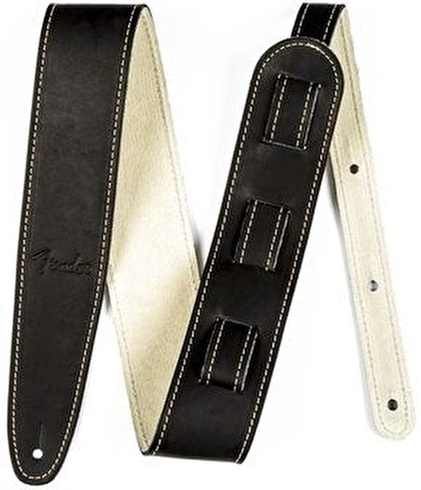 Fender 2.5″ Ball Glove Leather Strap Black Askı