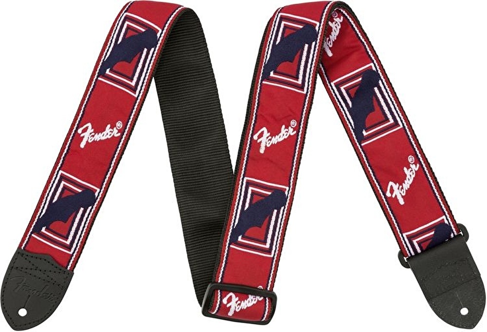 Fender 2″ Monogrammed Askı Red/White/Blue