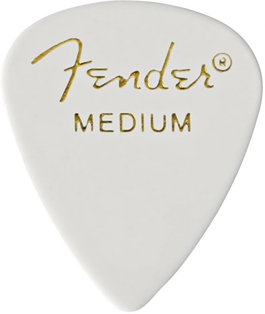 Fender 351 Shape Medium 12’li Paket Beyaz Pena