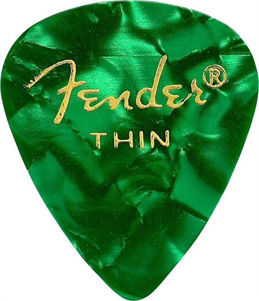 Fender 351 Shape Premium İnce 12’li Paket Green Moto Pena