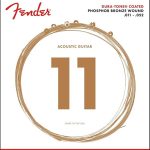 Fender 860CL Phosphor Bronze Dura-Tone Coated 11-52 Akustik Gitar Teli