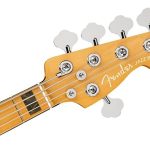 Fender American Ultra Jazz Bass V Akçaağaç Klavye Arctic Pearl Bas Gitar4143