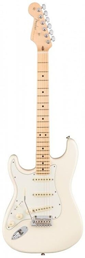 Fender American Pro Stratocaster Akçaağaç Klavye Olympic White Solak Elektro Gitar