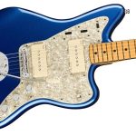 Fender American Ultra Jazzmaster Akçaağaç Klavye Cobra Blue Elektro Gitar