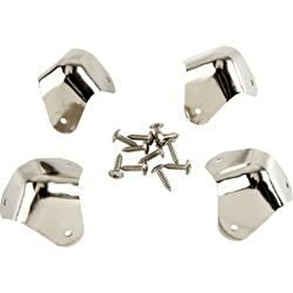 Fender Amp Corners Standard 3 Screw Mount (no tongue) Set of 4 Amplifier Hardware
