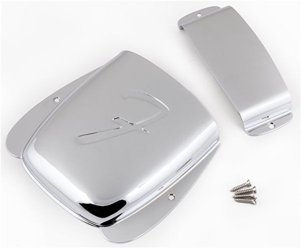 Fender Bridge Cover Pure Vintage Jazz Bass “Ash Tray” Cover Set Steel/Chrome