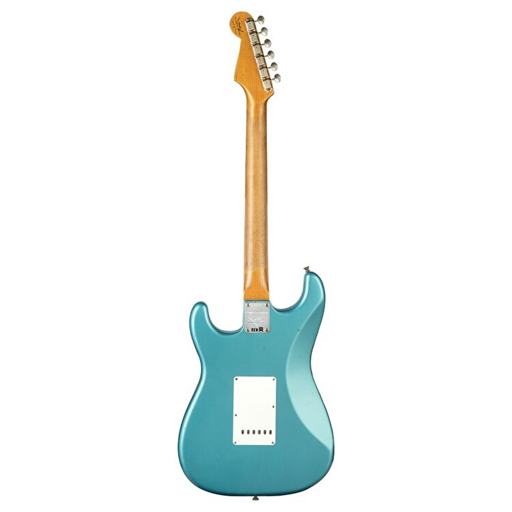 Fender Custom Shop W20 Limited Edition 1964 Stratocaster Journeyman Relic Faded Aged Ocean Turquoise Metallic Elektro Gitar