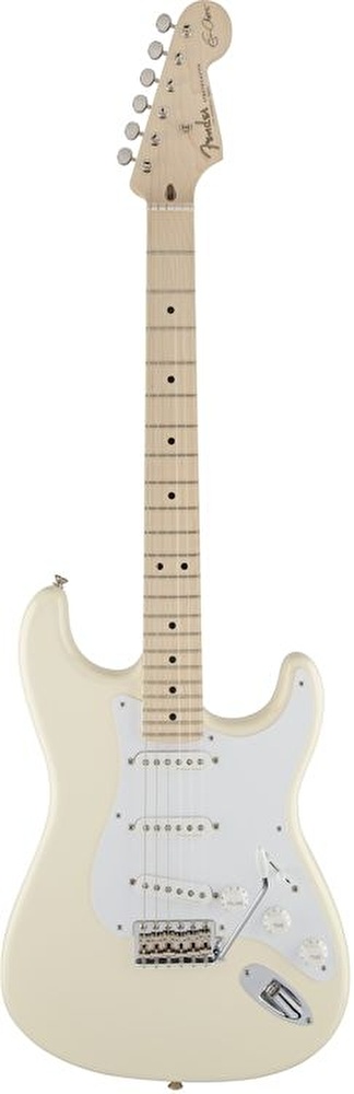 Fender Eric Clapton Stratocaster Akçaağaç Klavye Olympic White Elektro Gitar