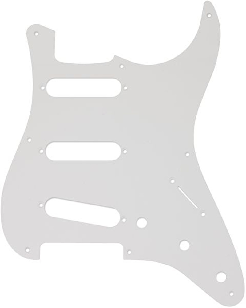 Fender Pickguard ’50s Strat 8 Hole S/S/S Configuration 1-Ply White
