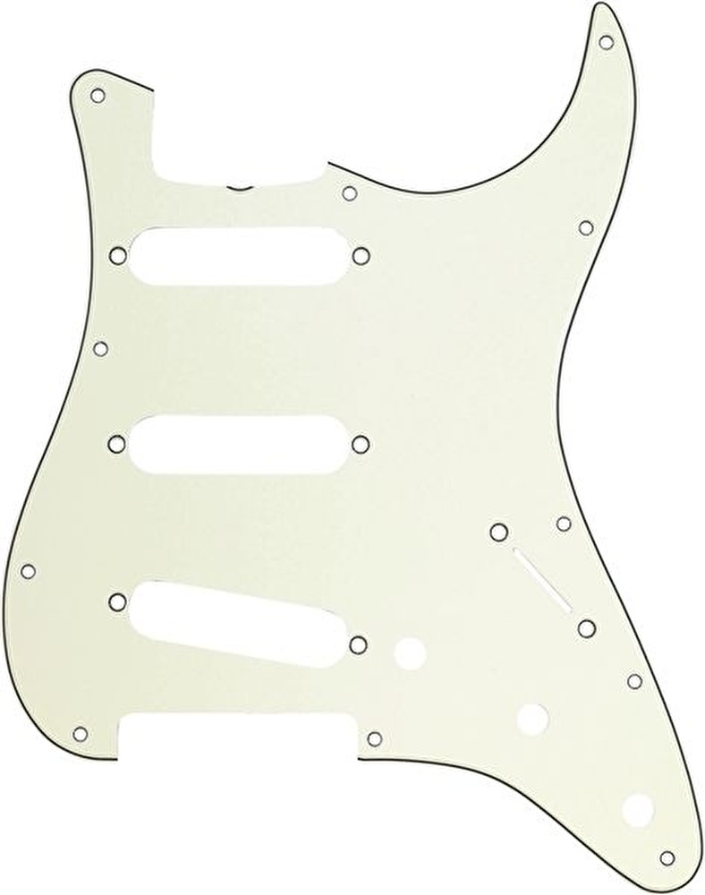 Fender Pickguard ’62 Strat 11 Hole S/S/S Configuration 3-Ply w/ Truss Rod Notch Mint Green