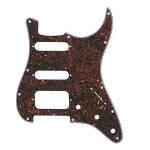 Fender Pickguard Strat 11 Hole H/S/S Configuration 4-Ply Tortoise Shell