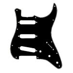 Fender Pickguard Strat 11 Hole S/S/S Configuration 3-Ply B/W/B